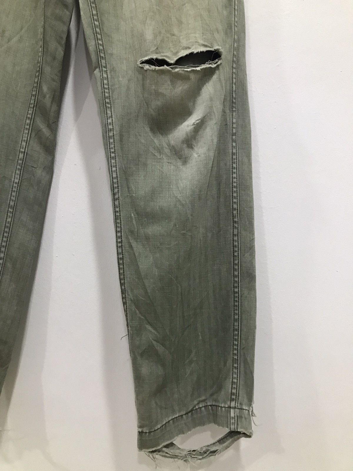 HOLLYWOOD RANCH MARKET Rare🔥Distressed HR Market baker Fatigue pants Size US 30 / EU 46 - 7 Thumbnail
