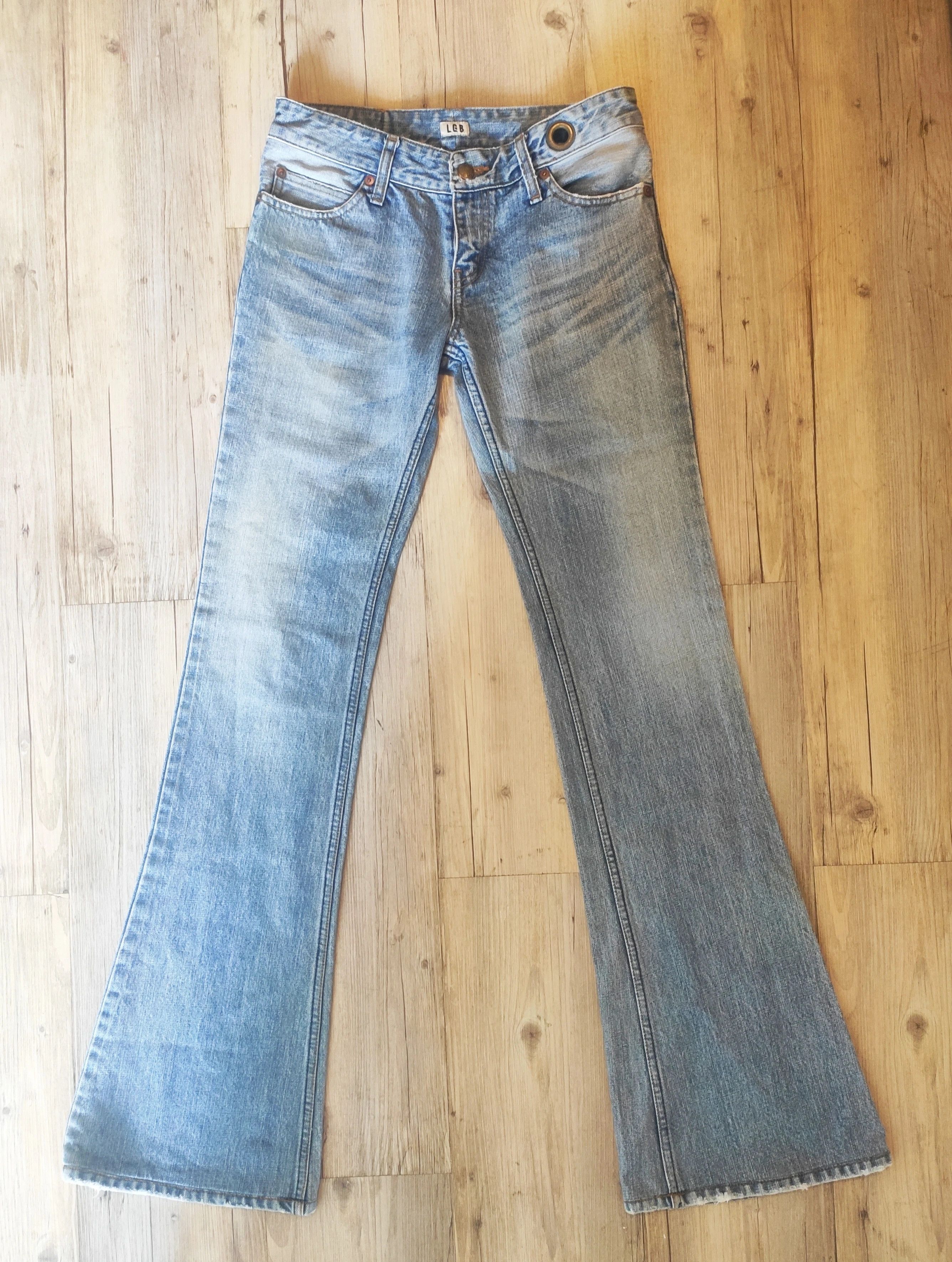 image of If Six Was Nine x Le Grande Bleu L G B Flared Wolf Jeans.like Vetements Or Balenciaga in Blue, Wome