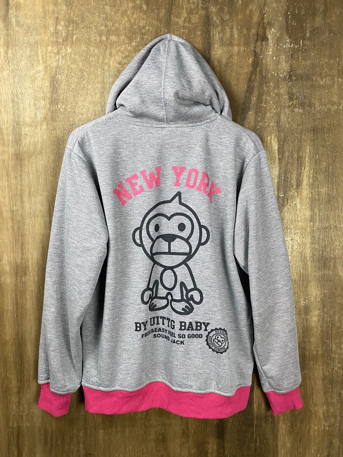 Japanese Brand DL Uitgg Baby like bape full zipper hoodie Sweaters #Z089 Size US M / EU 48-50 / 2 - 2 Thumbnail