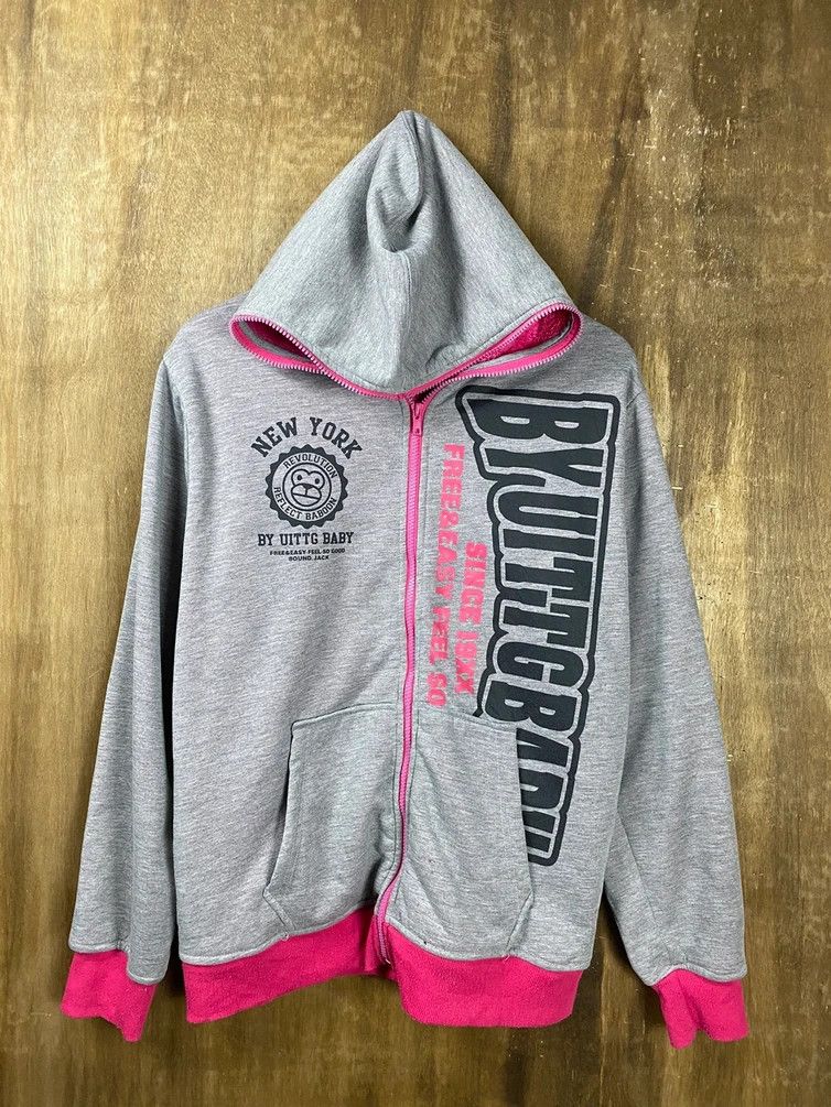 Japanese Brand DL Uitgg Baby like bape full zipper hoodie Sweaters #Z089 Size US M / EU 48-50 / 2 - 10 Thumbnail