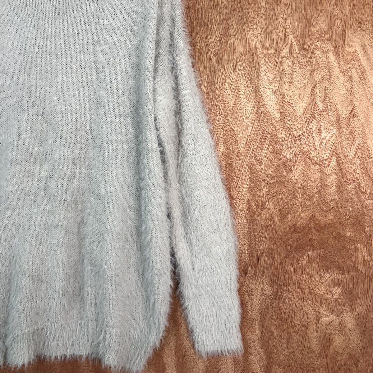 Japanese Brand DL Persodea Grey Mohair Shag Shaggy Cardigan #c332 Size US L / EU 52-54 / 3 - 5 Thumbnail