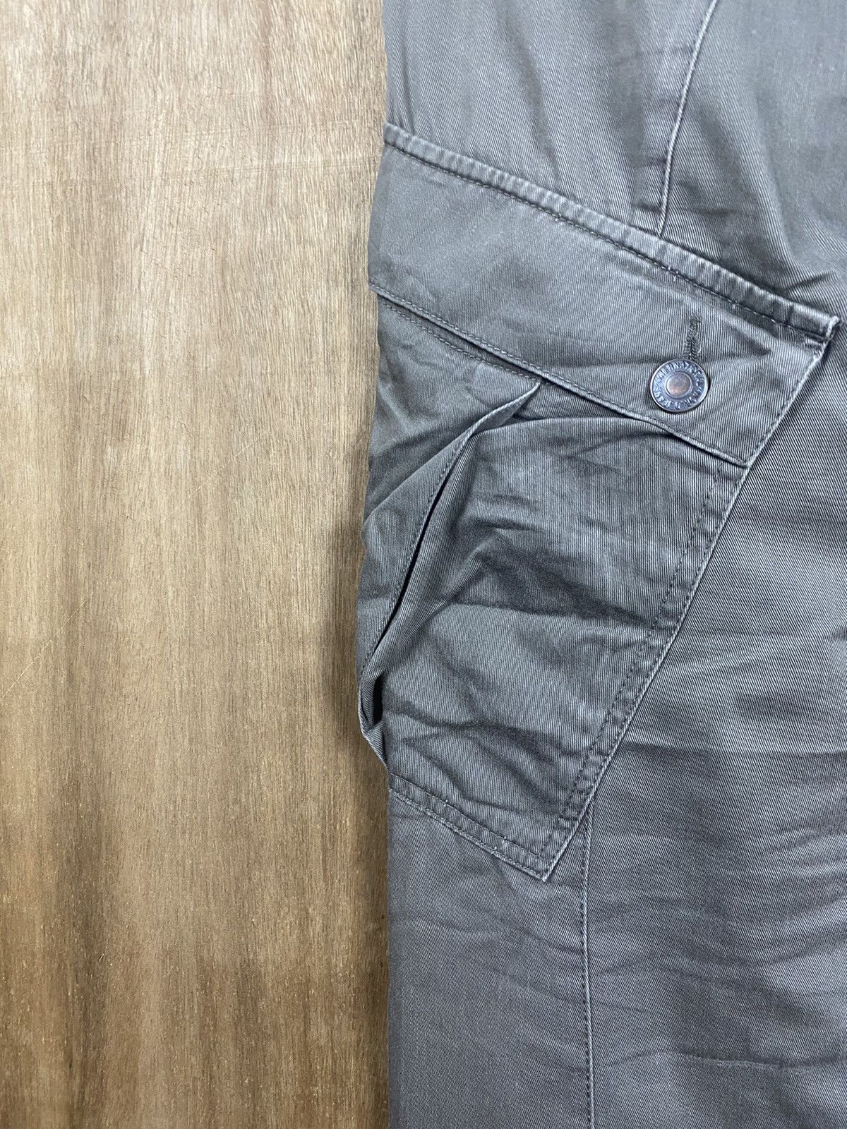 Japanese Brand DL International multipocket double waist Cargo Pants #2444 Size US 32 / EU 48 - 14 Thumbnail