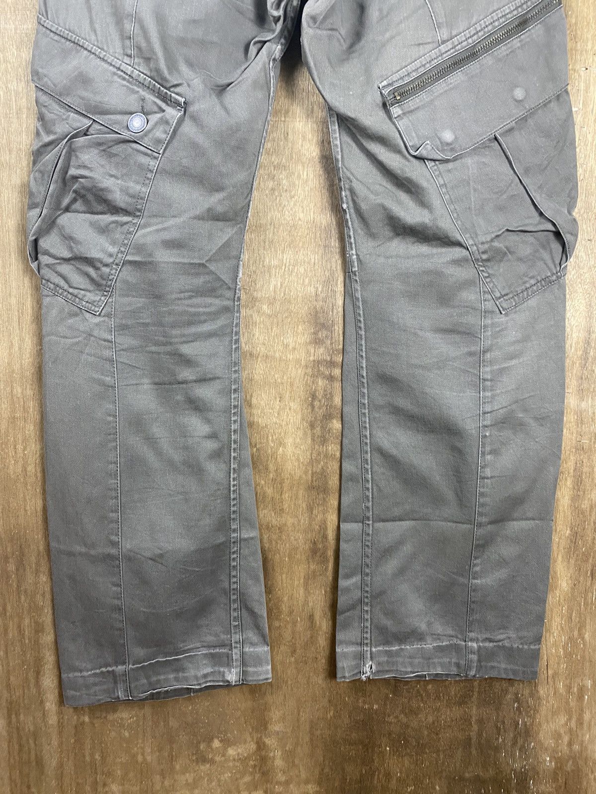 Japanese Brand DL International multipocket double waist Cargo Pants #2444 Size US 32 / EU 48 - 13 Thumbnail