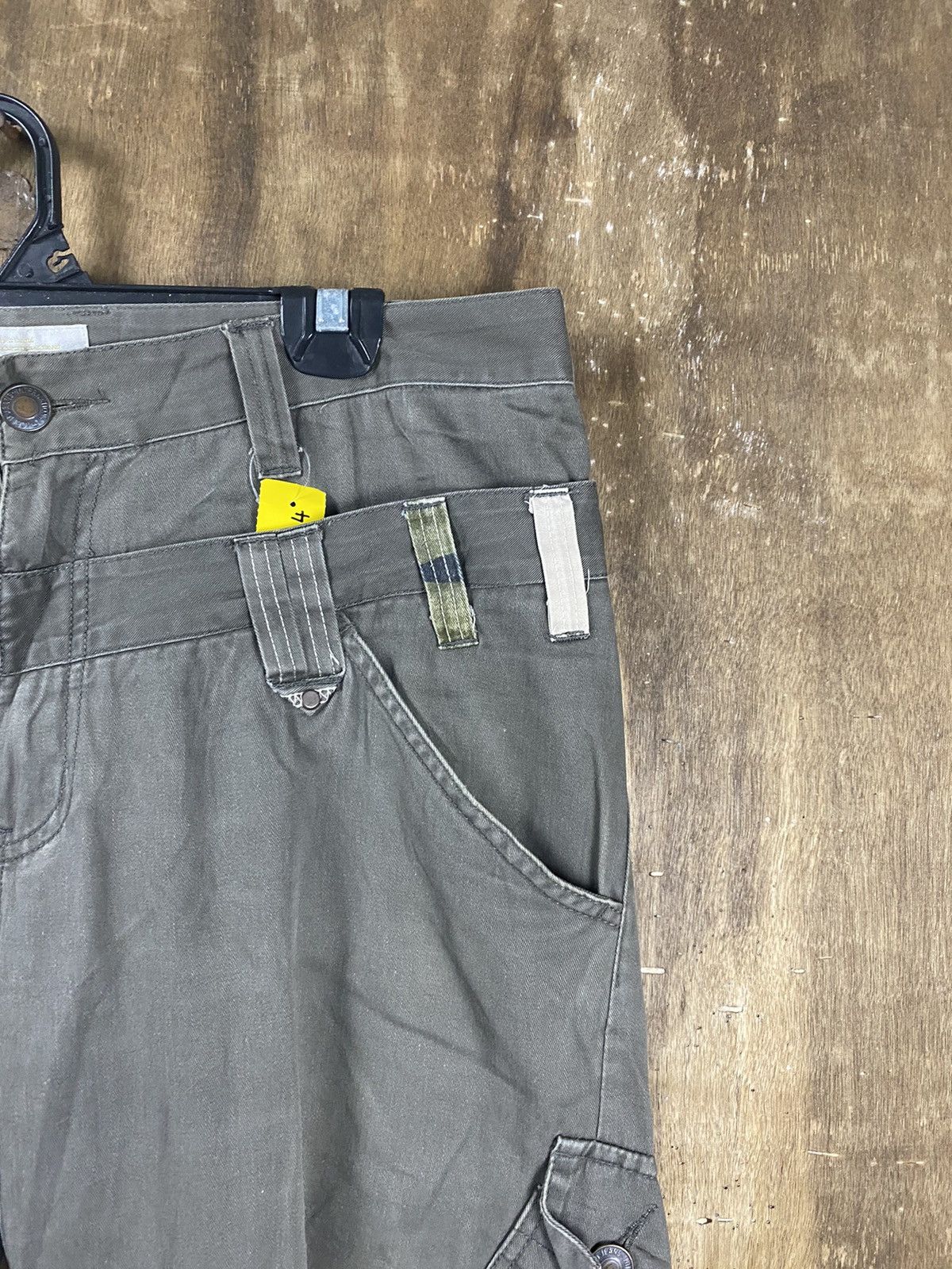 Japanese Brand DL International multipocket double waist Cargo Pants #2444 Size US 32 / EU 48 - 5 Thumbnail