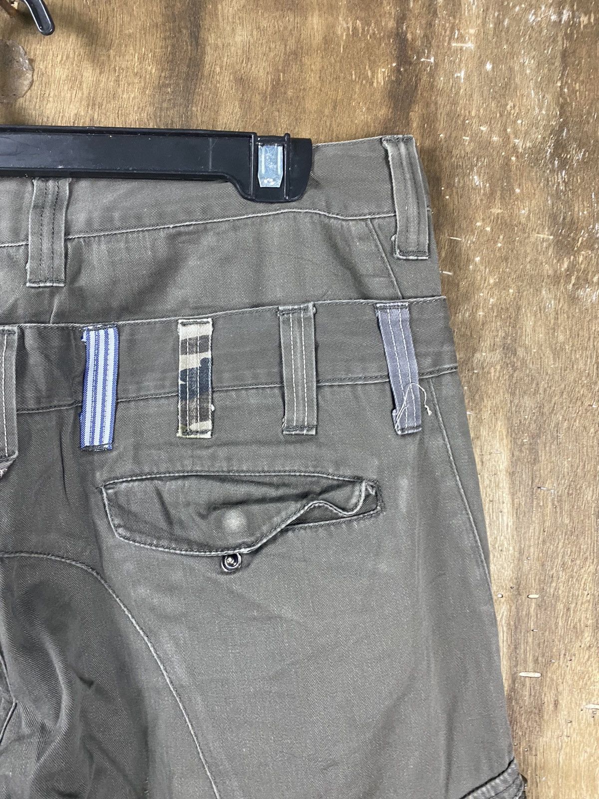 Japanese Brand DL International multipocket double waist Cargo Pants #2444 Size US 32 / EU 48 - 17 Thumbnail
