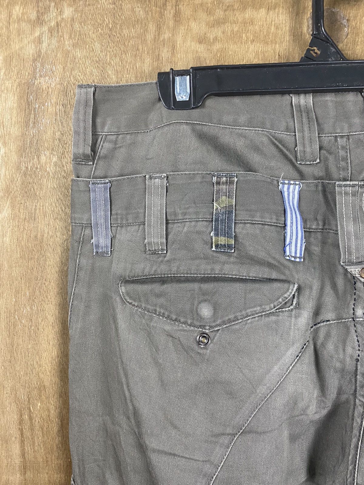 Japanese Brand DL International multipocket double waist Cargo Pants #2444 Size US 32 / EU 48 - 16 Thumbnail