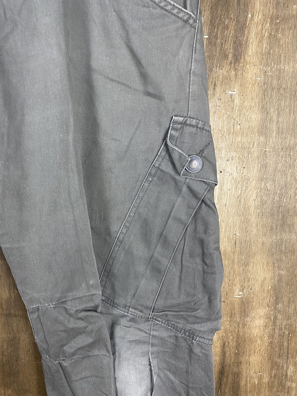 Japanese Brand DL International multipocket double waist Cargo Pants #2444 Size US 32 / EU 48 - 9 Thumbnail