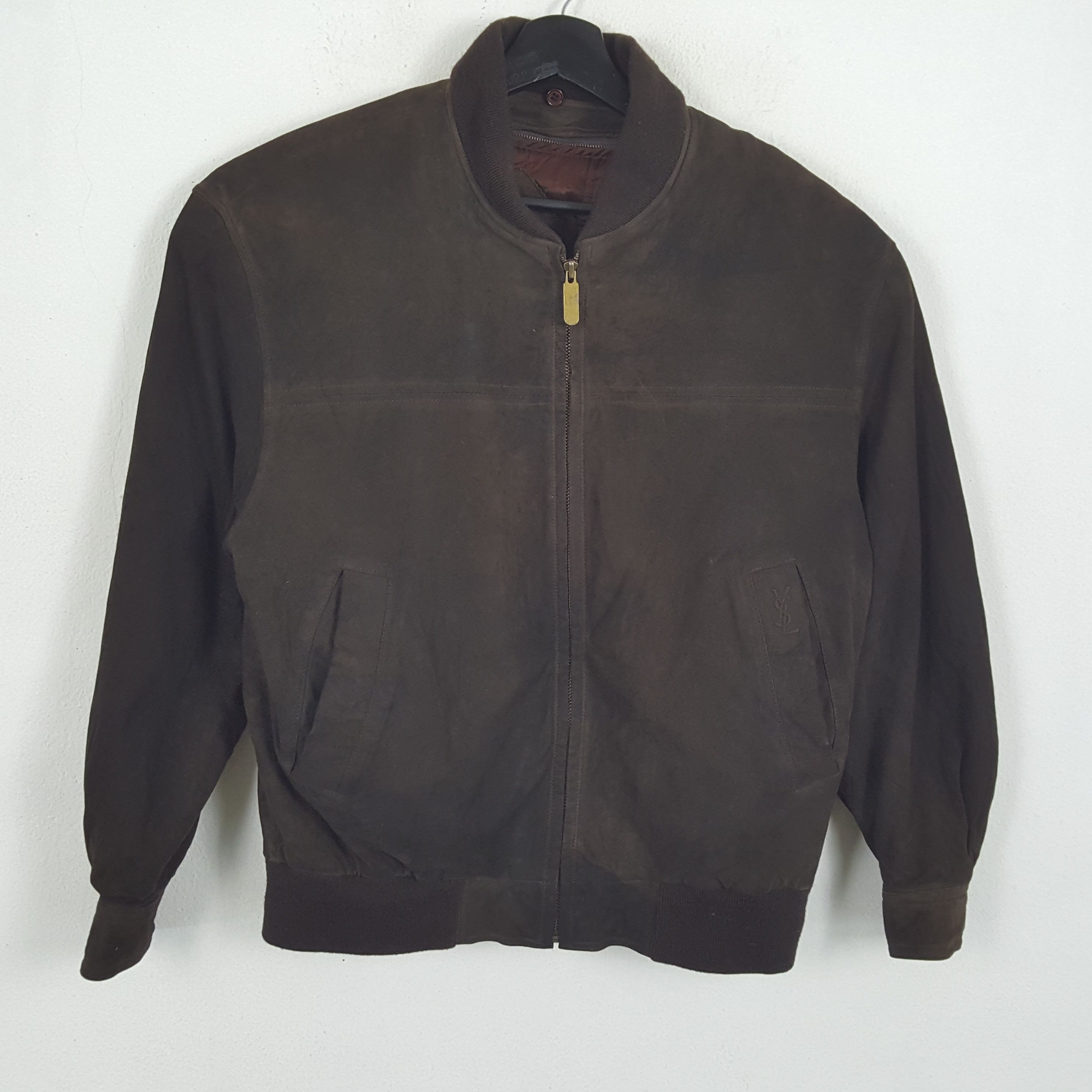 YVES SAINT LAURENT Italian Brand Plain Style Jacket