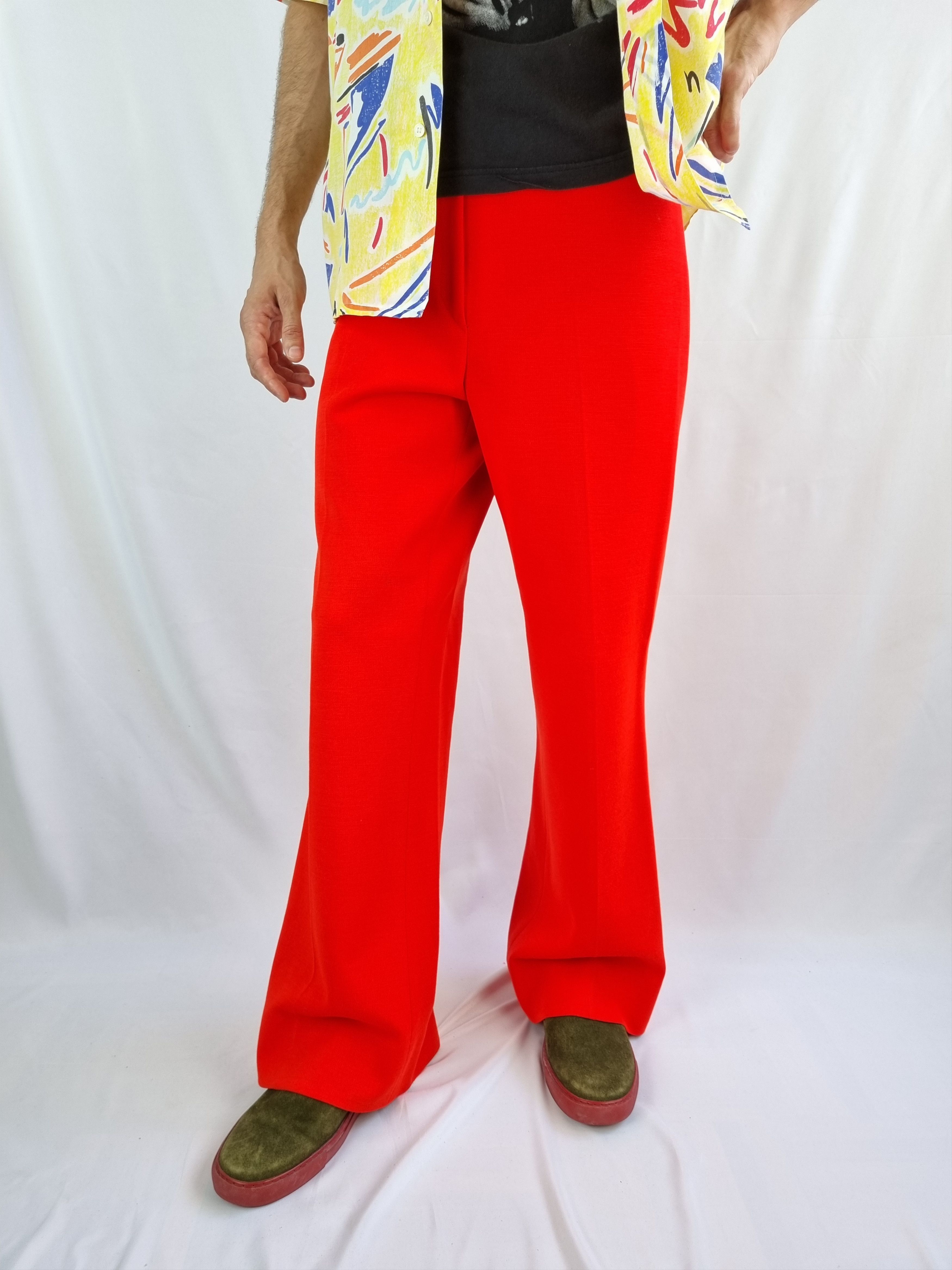 Cowboy Equipment × Vintage 60s Flared Attractive Rare Pants Size US 32 / EU 48 - 2 Thumbnail