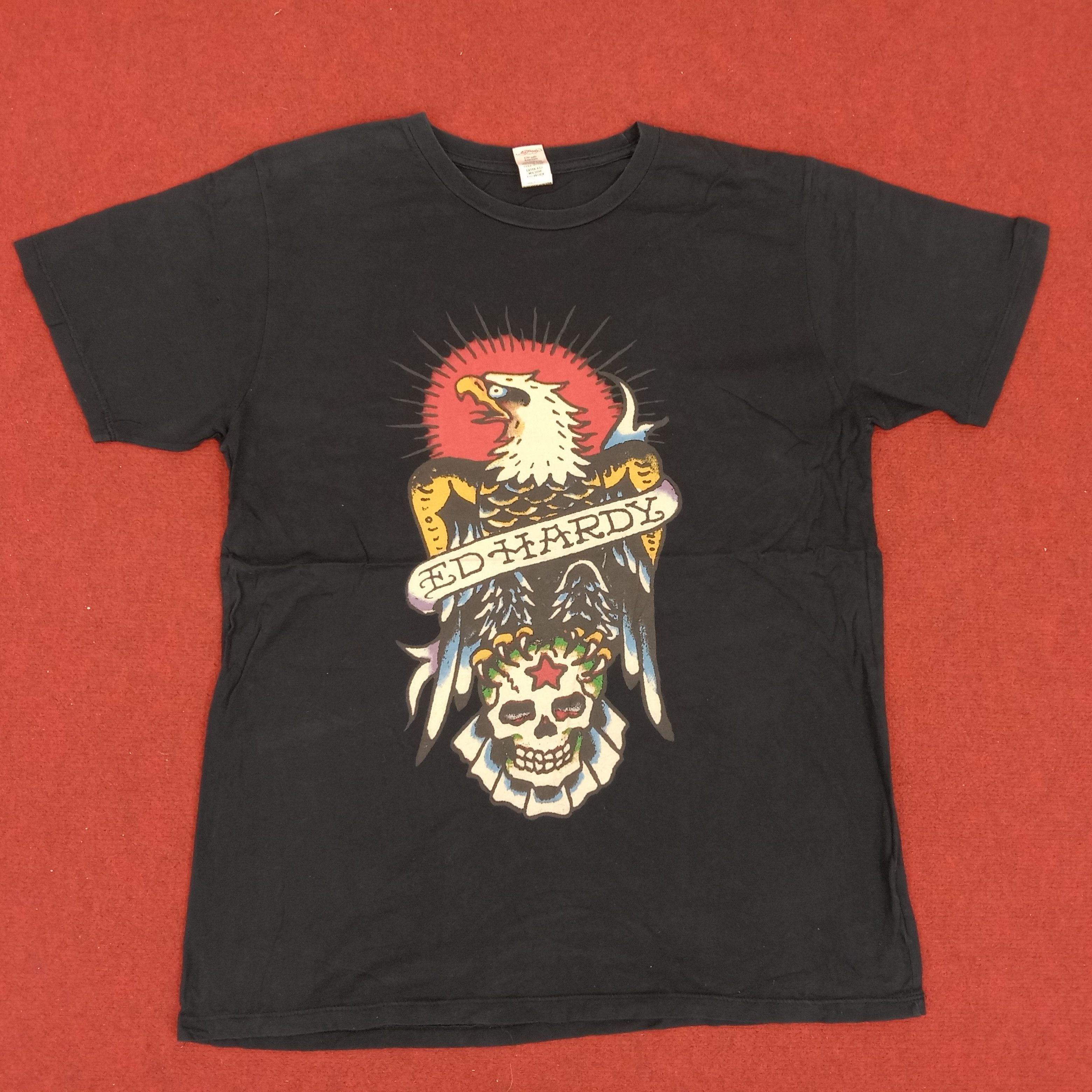 Christian Audigier × Ed Hardy Ed Hardy by Christian Audigier Eagle Skulls Design Tshirt Size US L / EU 52-54 / 3 - 1 Thumbnail