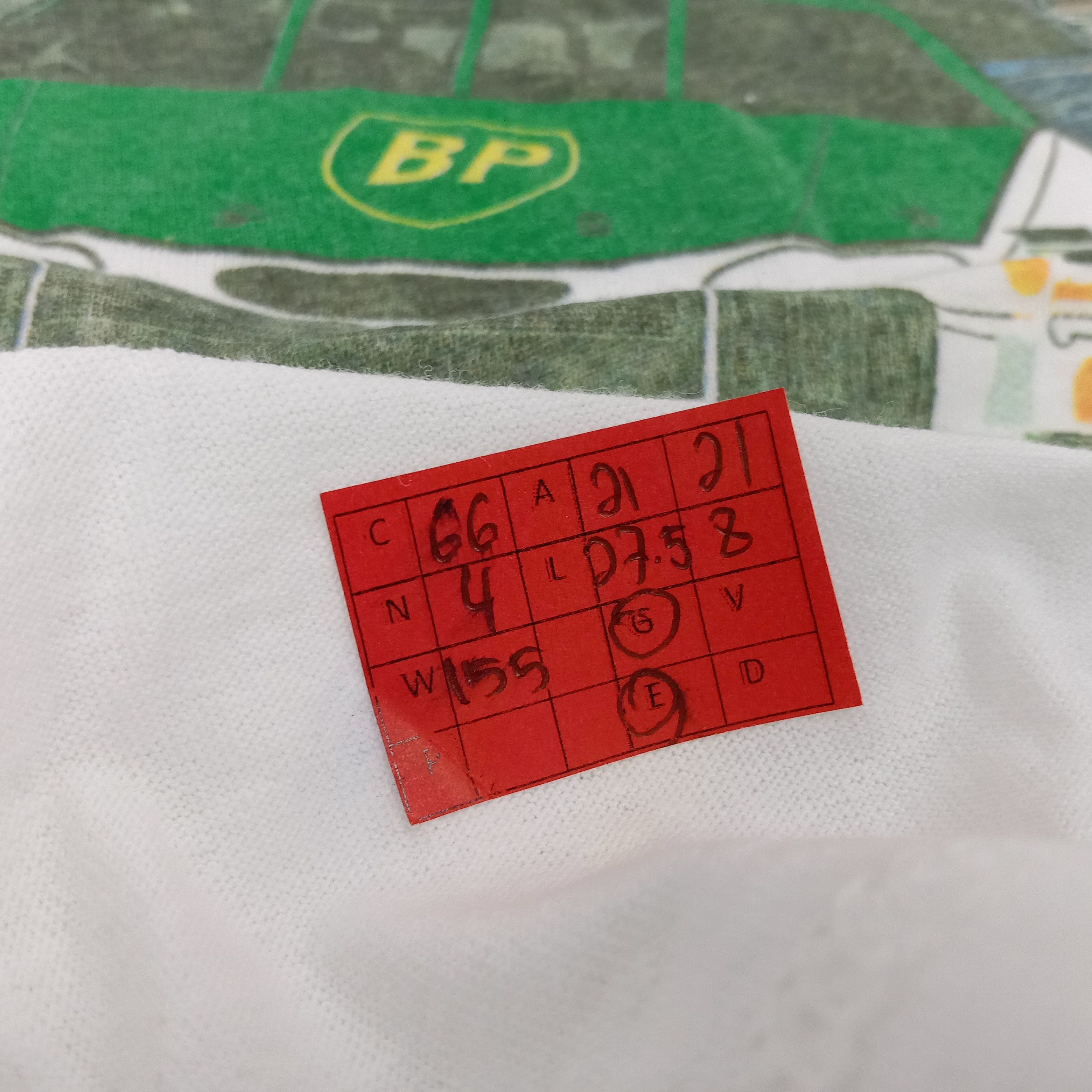 Tultex × Vintage Racing Team BP Nascar Vintage Tultex Tshirt Size US L / EU 52-54 / 3 - 7 Thumbnail