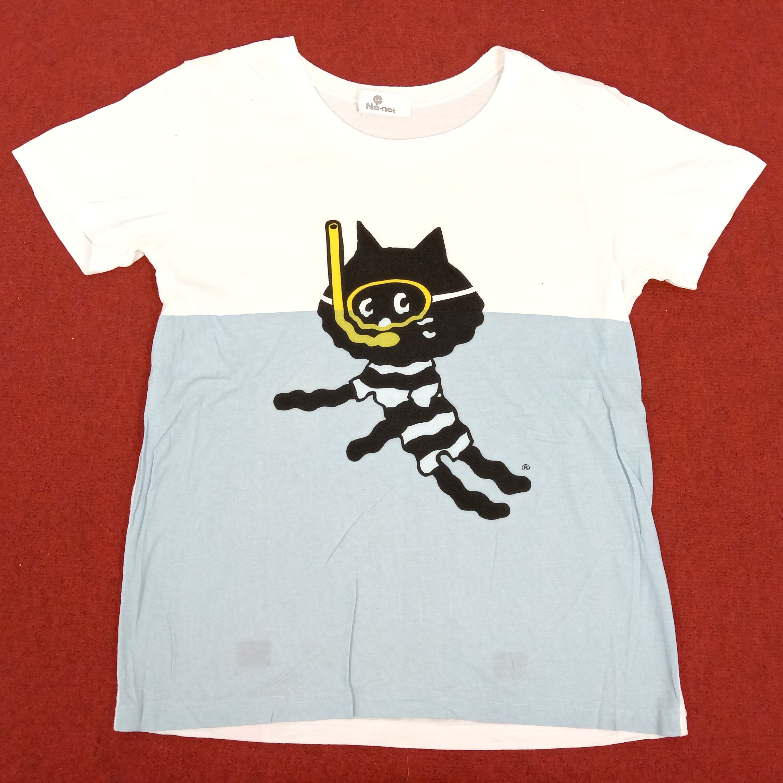 Japanese Brand × Ne-Net × Vintage Ne Net by Japanese Designer Issey Miyake Logo Design Tshirt Size M / US 6-8 / IT 42-44 - 1 Thumbnail