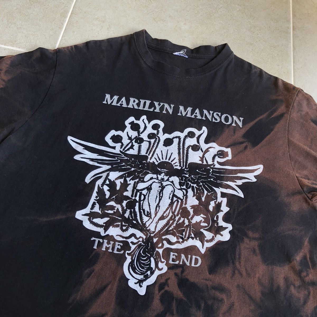Band Tees Vintage Thrashed Faded Marilyn Manson T Shirt Size US M / EU 48-50 / 2 - 1 Thumbnail