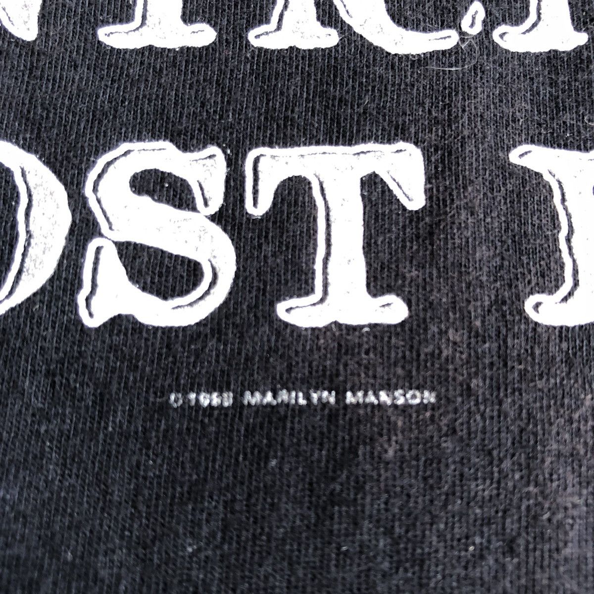 Band Tees Vintage Thrashed Faded Marilyn Manson T Shirt Size US M / EU 48-50 / 2 - 5 Thumbnail