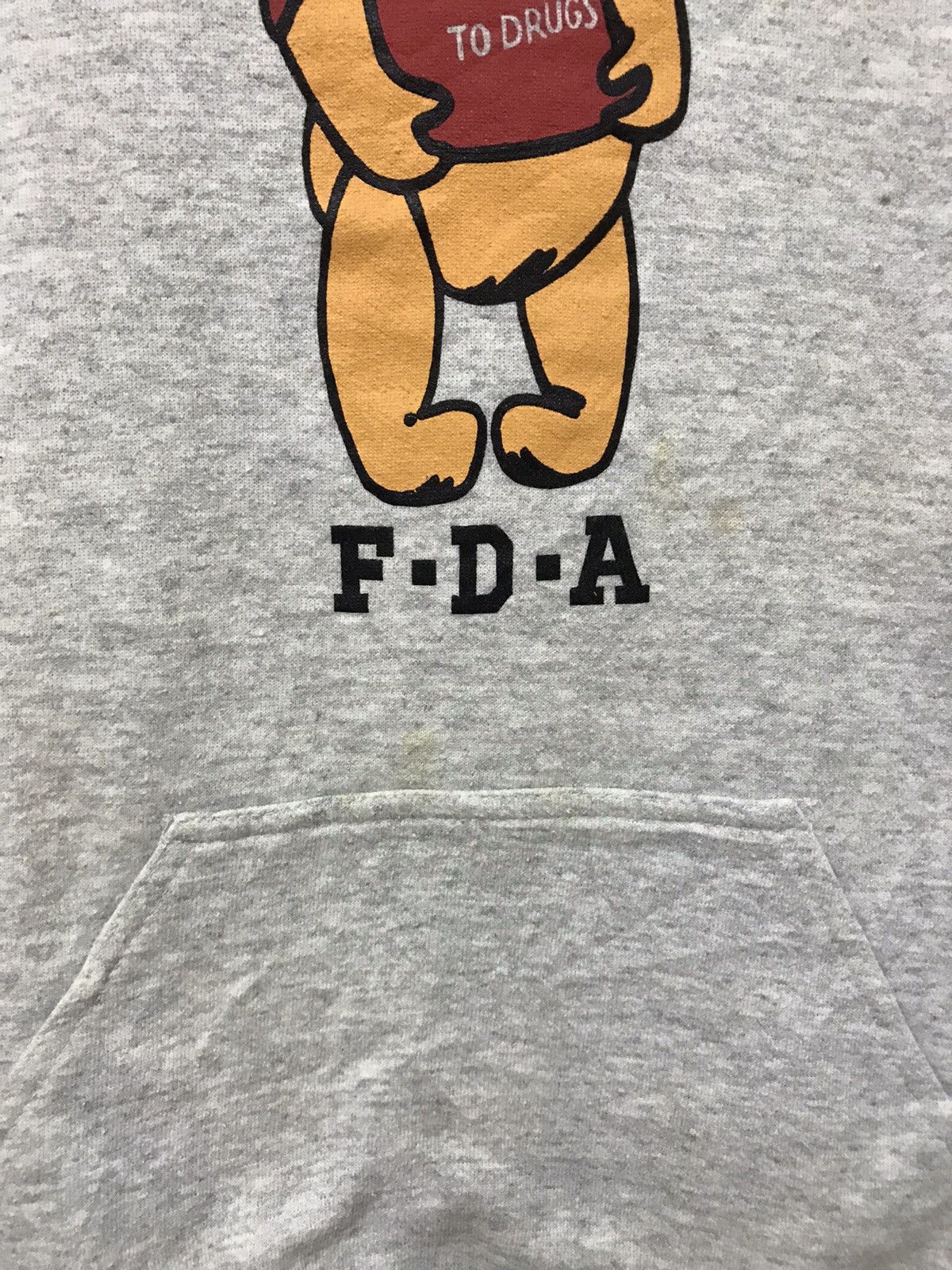 Cartoon Network × Vintage Vintage Acrewood Say No To Drug Hoodie Sweatshirt Size US M / EU 48-50 / 2 - 6 Thumbnail