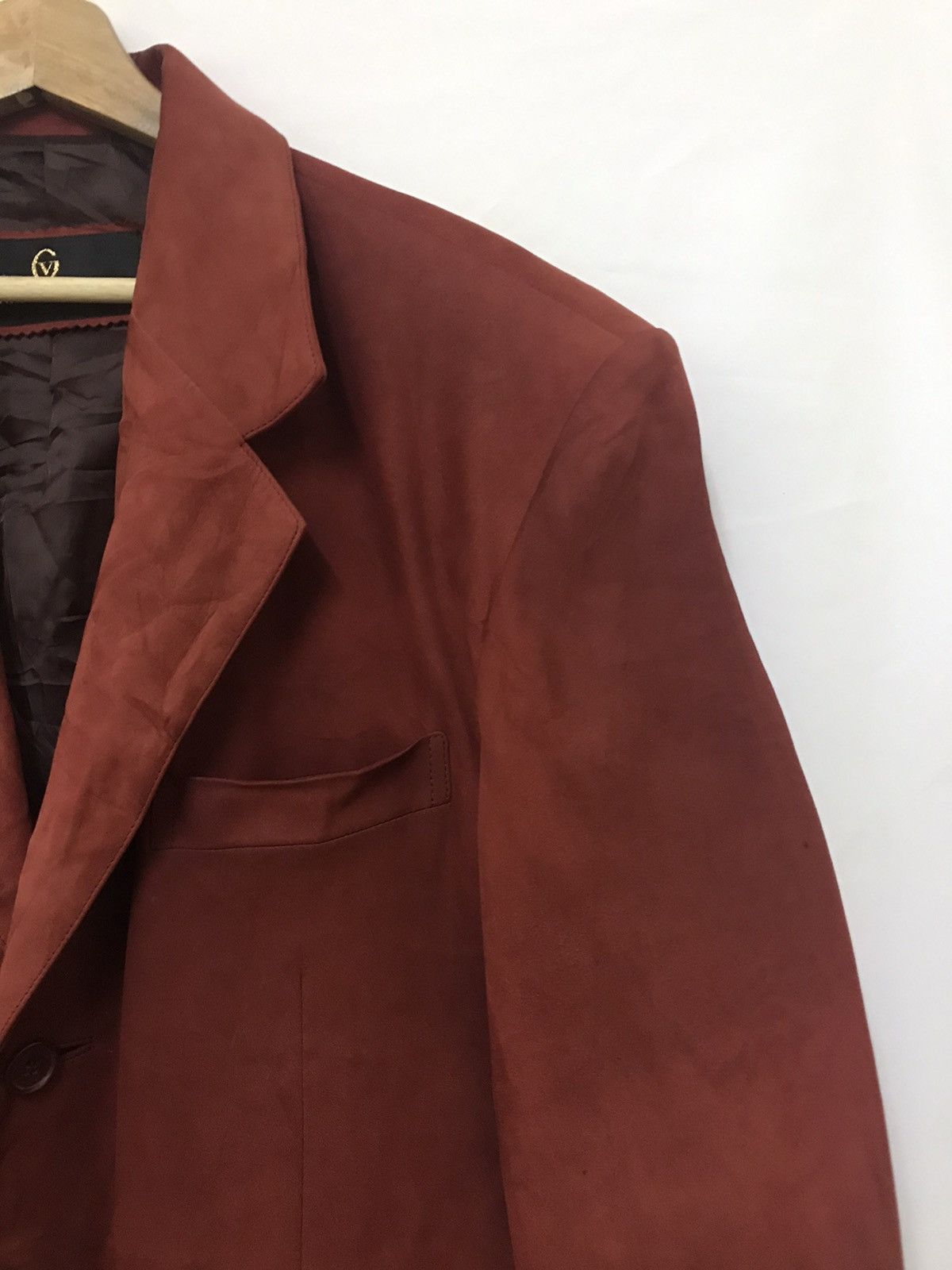 Valentino Gianni Valentino Suede Blazer Jacket Size US L / EU 52-54 / 3 - 6 Thumbnail