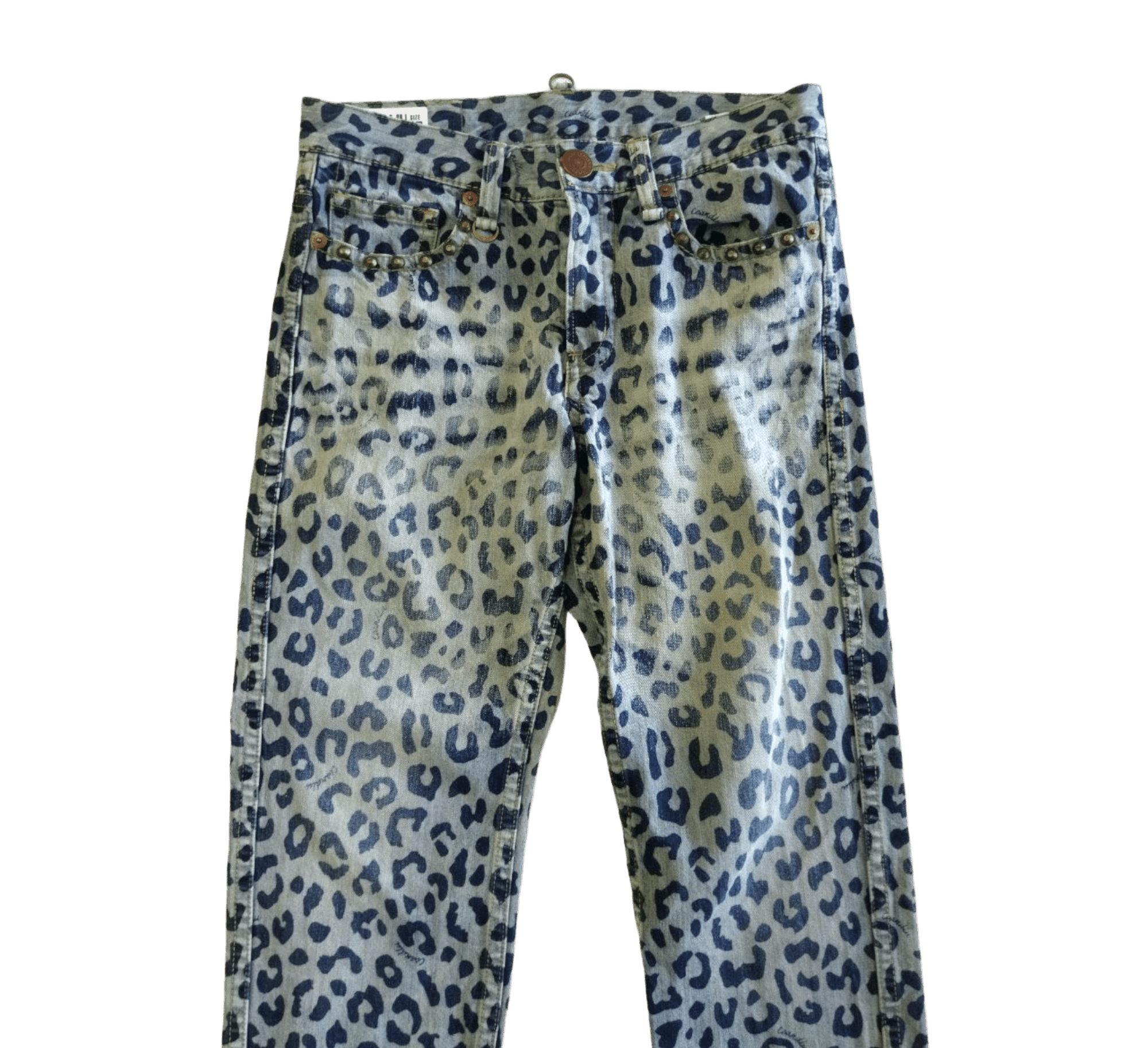 Japanese Brand Co & Lu Japan Leopard Hysteric Style Jeans Size US 32 / EU 48 - 2 Thumbnail