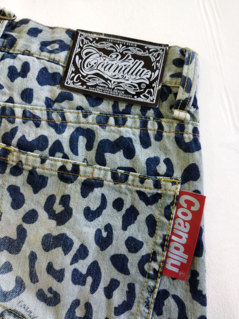 Japanese Brand Co & Lu Japan Leopard Hysteric Style Jeans Size US 32 / EU 48 - 6 Thumbnail