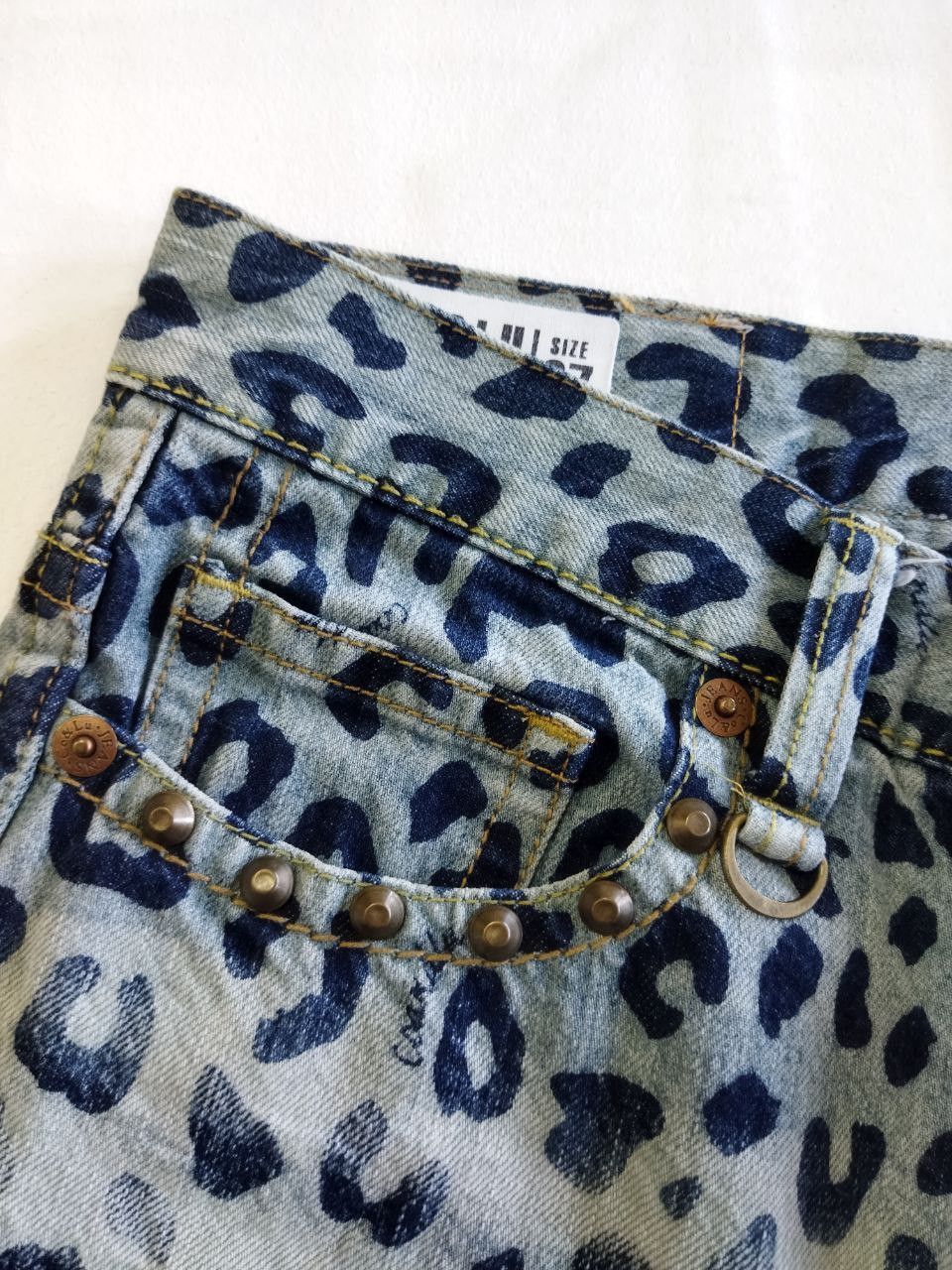 Japanese Brand Co & Lu Japan Leopard Hysteric Style Jeans Size US 32 / EU 48 - 9 Thumbnail