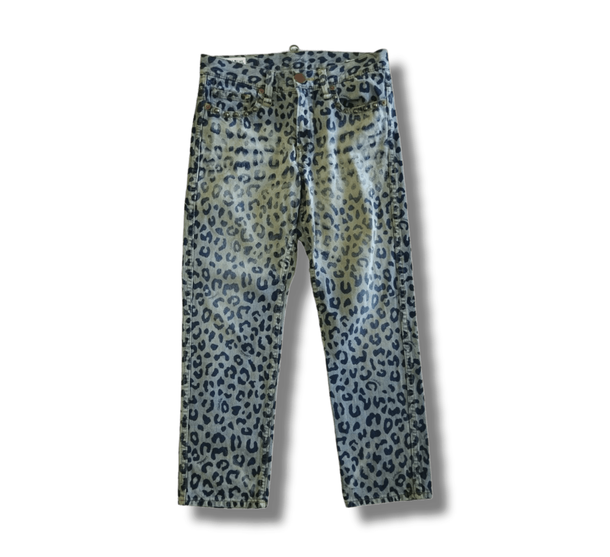 Japanese Brand Co & Lu Japan Leopard Hysteric Style Jeans Size US 32 / EU 48 - 1 Thumbnail