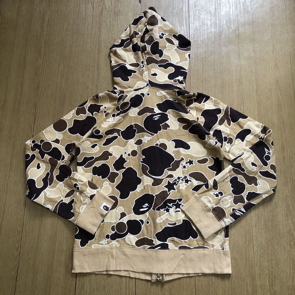 Bape Star Camo Full Zip Hoodie Size XXS / US 00 / IT 34 - 2 Thumbnail