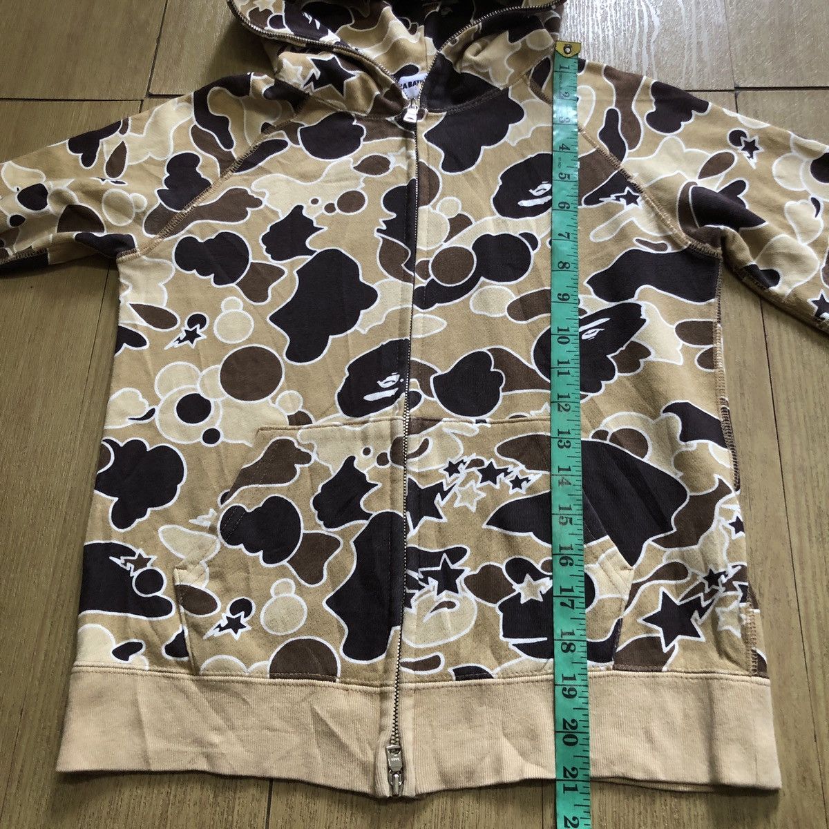 Bape Star Camo Full Zip Hoodie Size XXS / US 00 / IT 34 - 5 Thumbnail