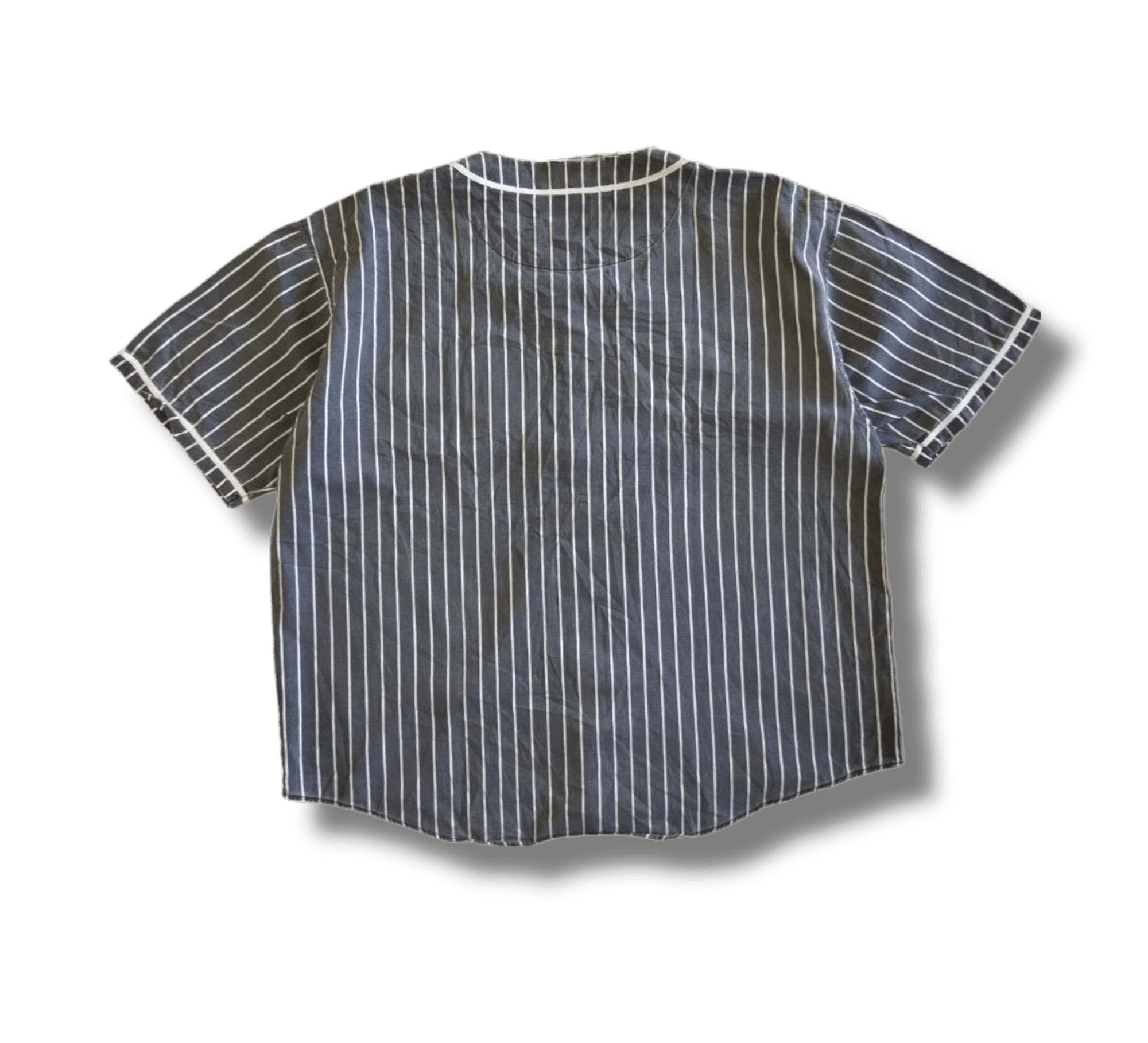 Japanese Brand Dowmings Japan Distressed Baseball Shirt - Size L Size US L / EU 52-54 / 3 - 2 Thumbnail