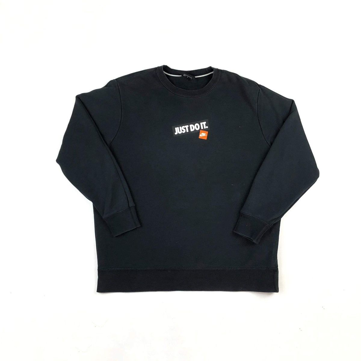 Nike × Vintage Nike sweatshirt hoodie black 90s retro Size US M / EU 48-50 / 2 - 3 Thumbnail
