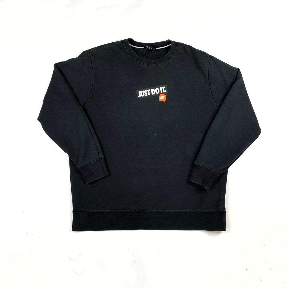 Nike × Vintage Nike sweatshirt hoodie black 90s retro Size US M / EU 48-50 / 2 - 1 Thumbnail