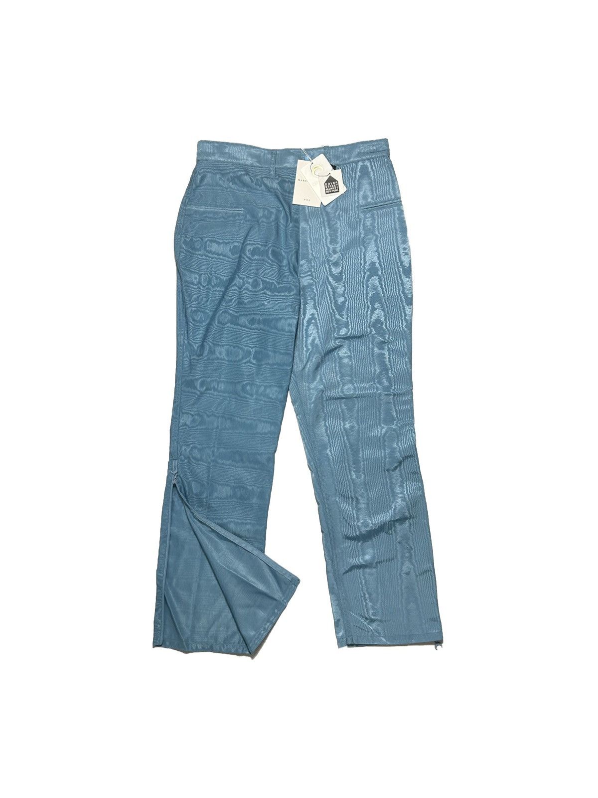 Marine Serre MSRP $795 SS18 Moire effect satin trousers Size 29" - 5 Thumbnail
