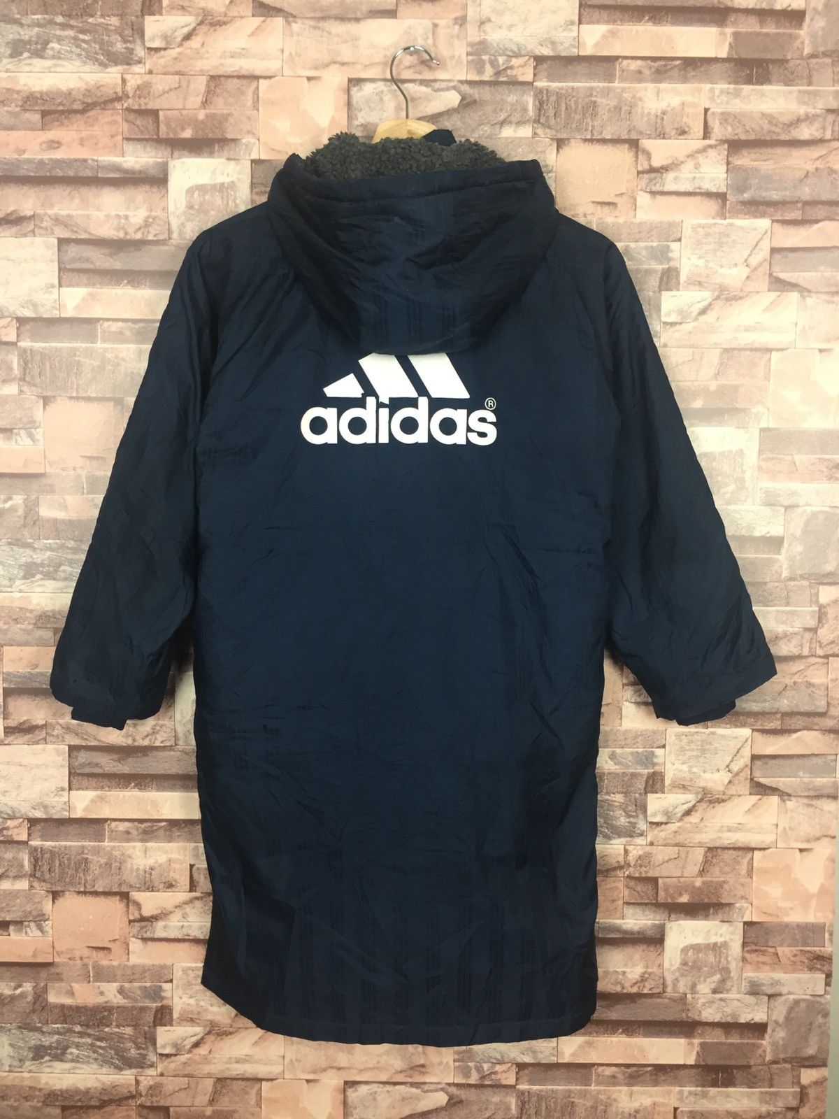 Adidas Vintage 90s adidas Big logo hoodie Raincoat Size US XS / EU 42 / 0 - 2 Thumbnail