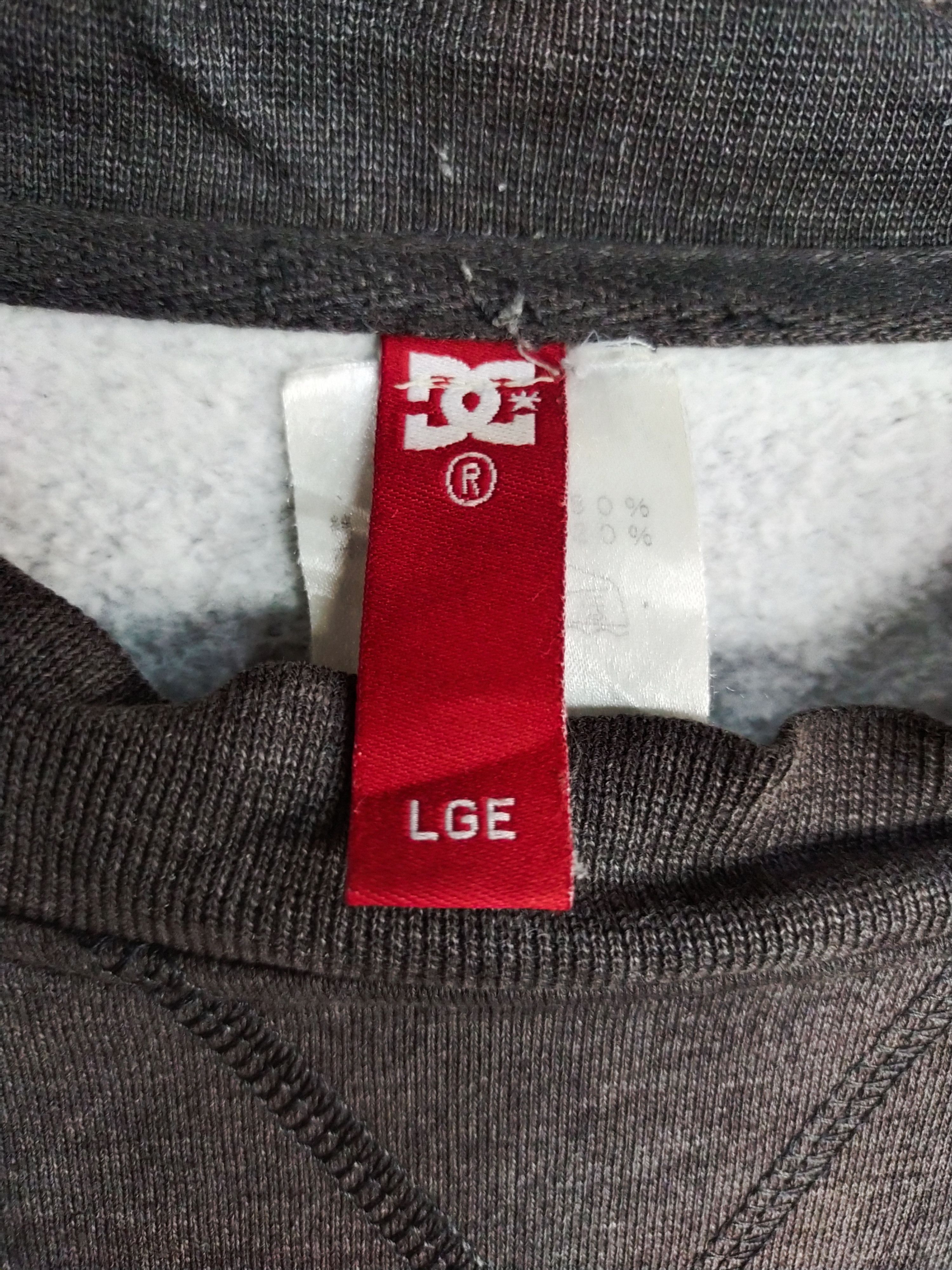 DC DL DC skate faded Gray sweaters sweatshirt #S232 Size US L / EU 52-54 / 3 - 9 Thumbnail