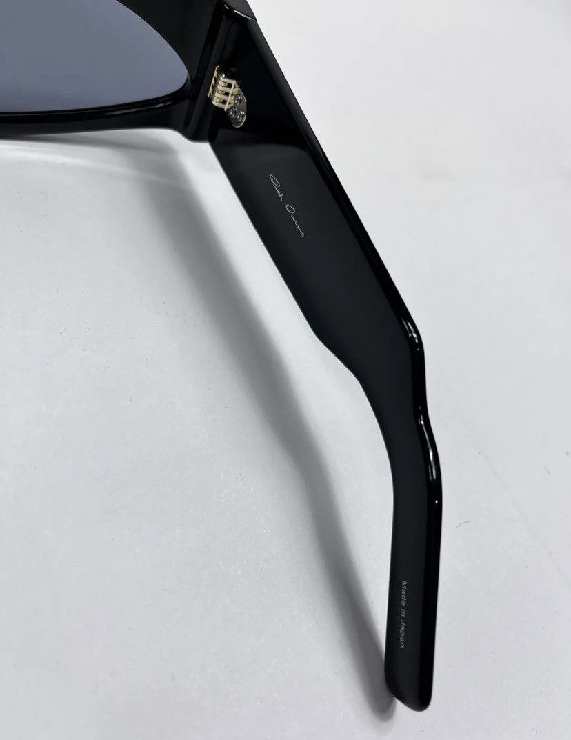 Rick Owens RICK OWENS SS23 EDFU GENE SUNGLASSES BLACK ONE-SIZE Size ONE SIZE - 3 Thumbnail