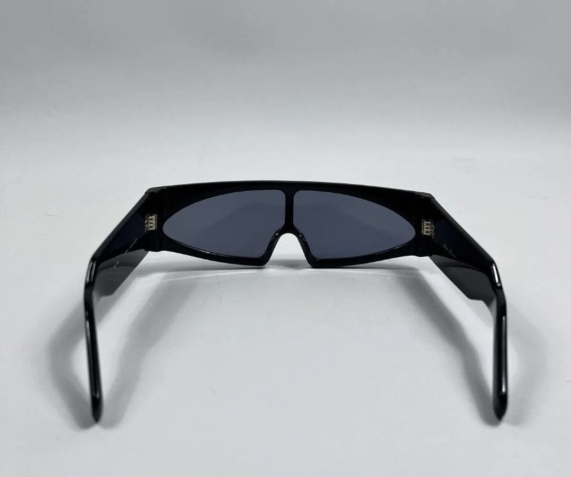 Rick Owens RICK OWENS SS23 EDFU GENE SUNGLASSES BLACK ONE-SIZE Size ONE SIZE - 4 Thumbnail