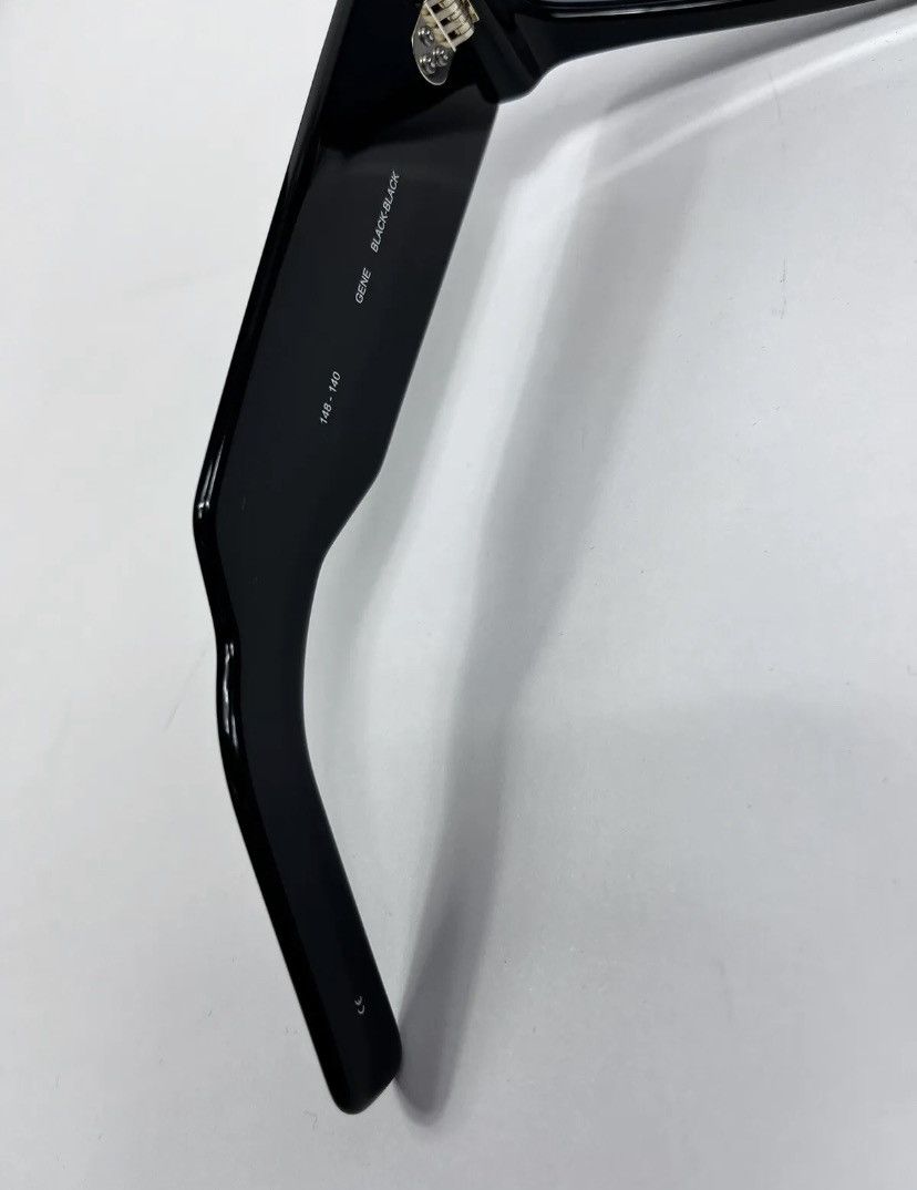 Rick Owens RICK OWENS SS23 EDFU GENE SUNGLASSES BLACK ONE-SIZE Size ONE SIZE - 5 Thumbnail