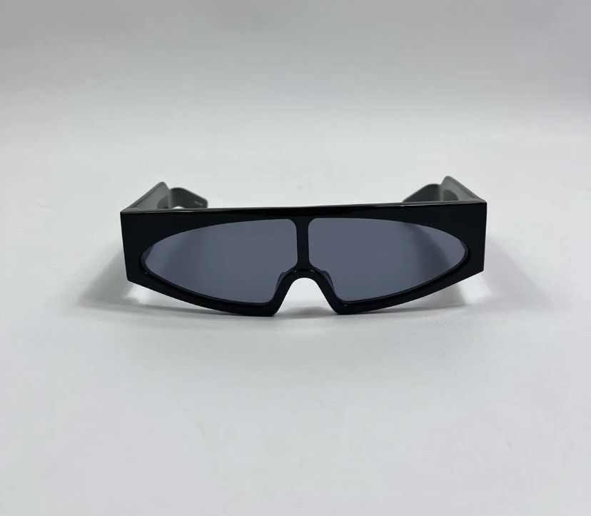 Rick Owens RICK OWENS SS23 EDFU GENE SUNGLASSES BLACK ONE-SIZE Size ONE SIZE - 1 Thumbnail