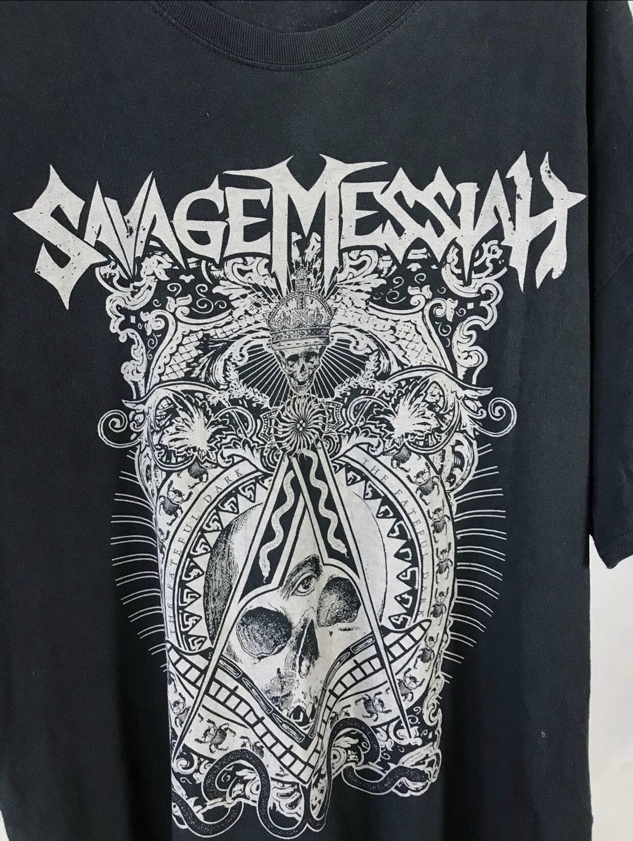 Band Tees Savage Messiah vintage rock skulls tee Size US XXL / EU 58 / 5 - 3 Thumbnail