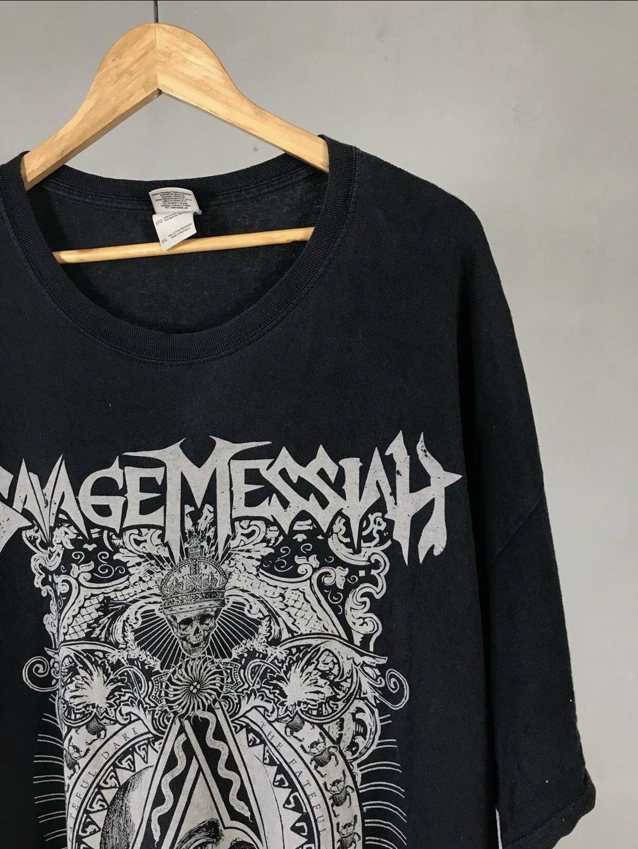 Band Tees Savage Messiah vintage rock skulls tee Size US XXL / EU 58 / 5 - 2 Thumbnail