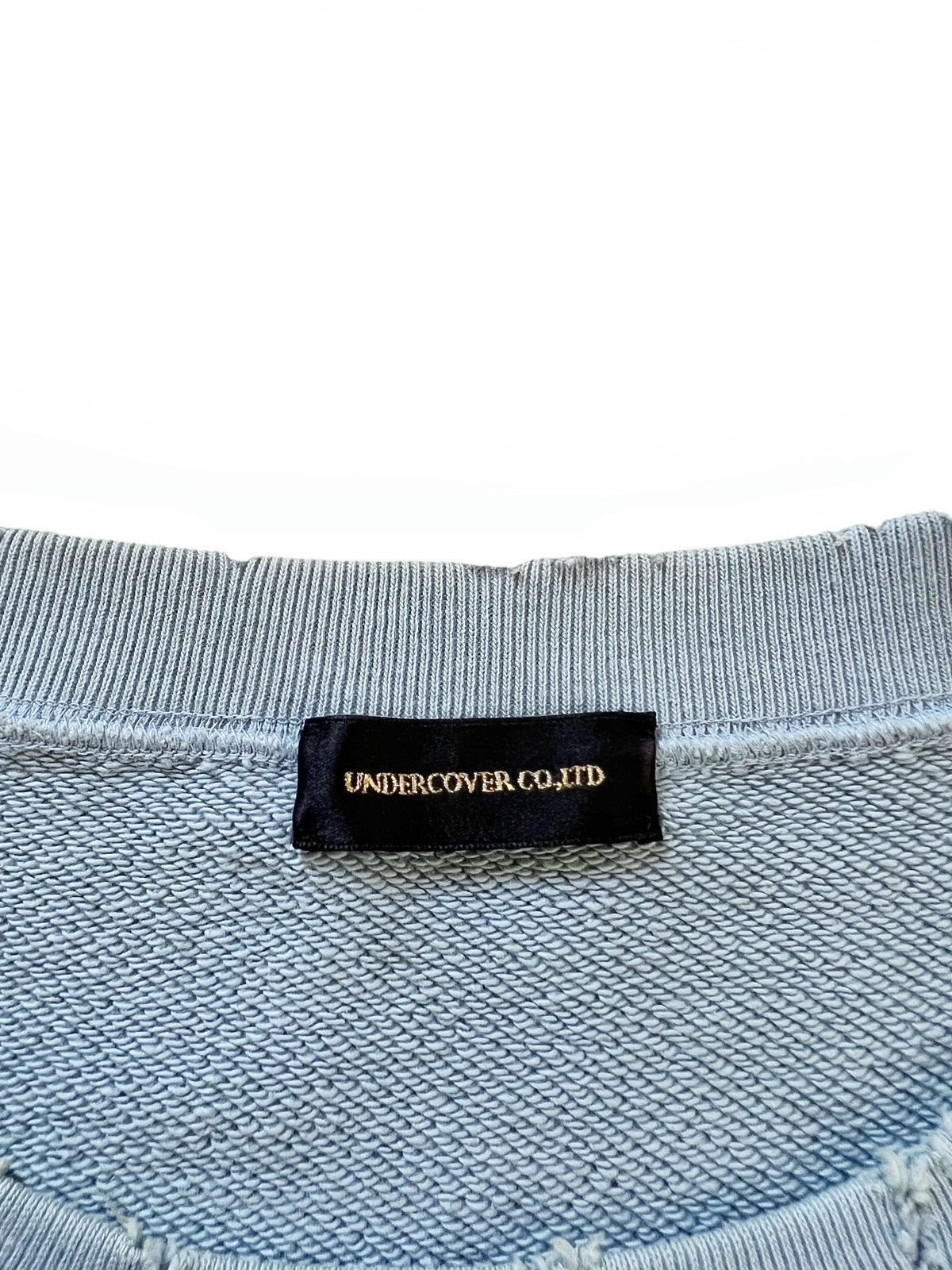 Undercover Sz2 FW17 Human Control System Distressed Cropped Sweatshirt Size US M / EU 48-50 / 2 - 5 Thumbnail