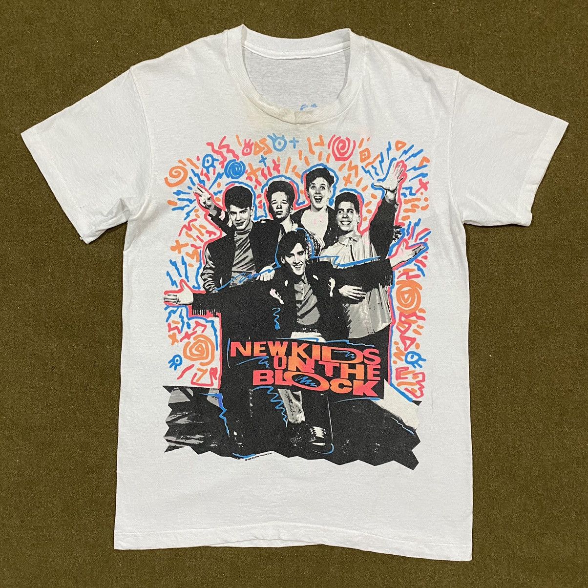 New Kids On The Block VTG 80S NEW KIDS ON THE BLOCK BOYBAND Size US S / EU 44-46 / 1 - 1 Thumbnail