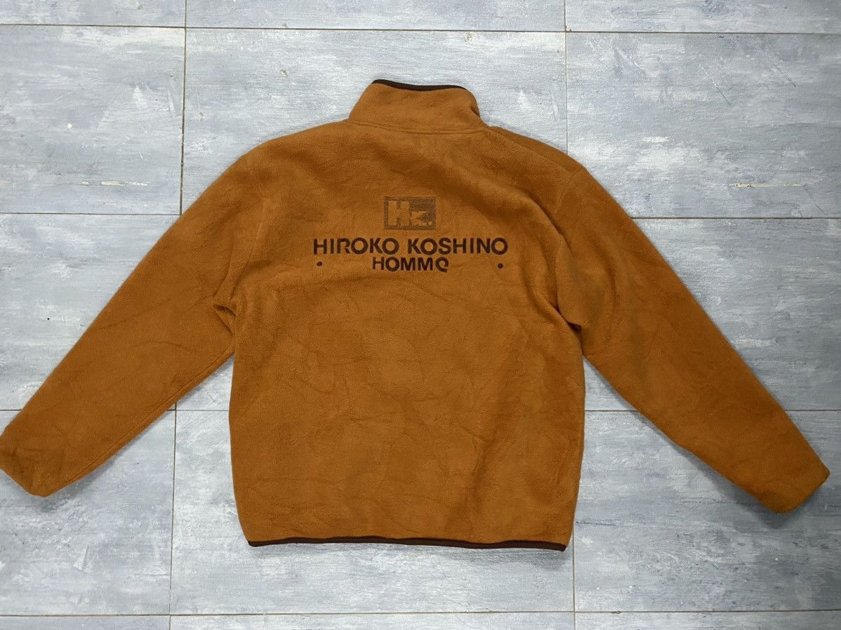 Hiroko Koshino Homme VTG Hiroko Koshino Homme Fleece Jacket Size US L / EU 52-54 / 3 - 3 Thumbnail