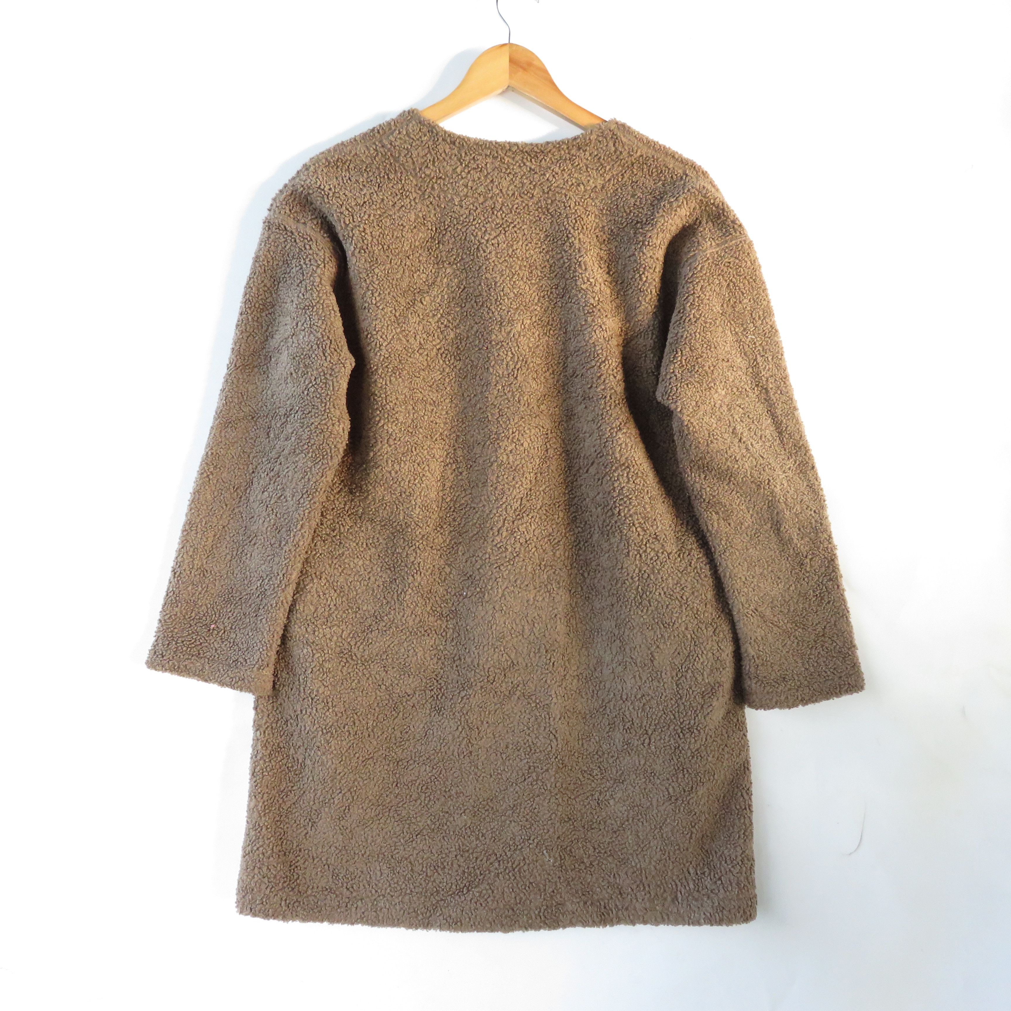 Uniqlo Fleece Sherpa Deep Pile Cardigan Jacket Size US M / EU 48-50 / 2 - 3 Thumbnail