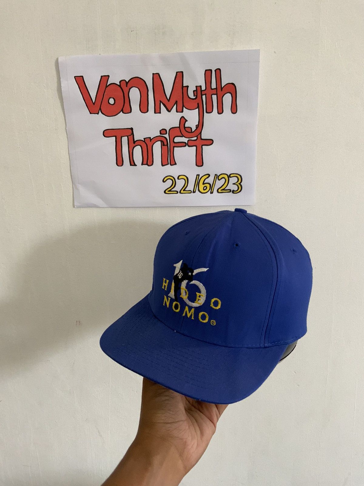 MLB Vintage Hideo Nomo MLB Japan Player Hat Size ONE SIZE - 1 Thumbnail