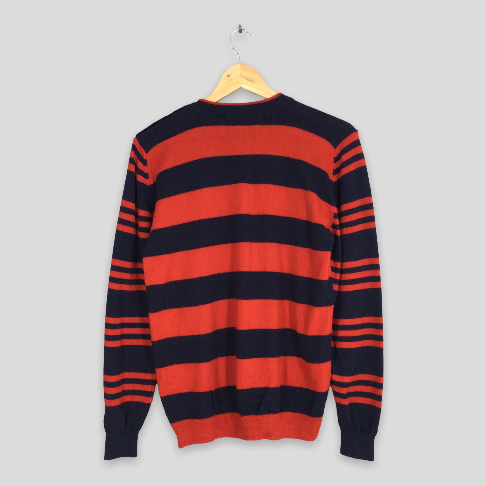 Burberry × Vintage Burberrys Of London Women Stripes Wool Pullover Small Size S / US 4 / IT 40 - 7 Thumbnail