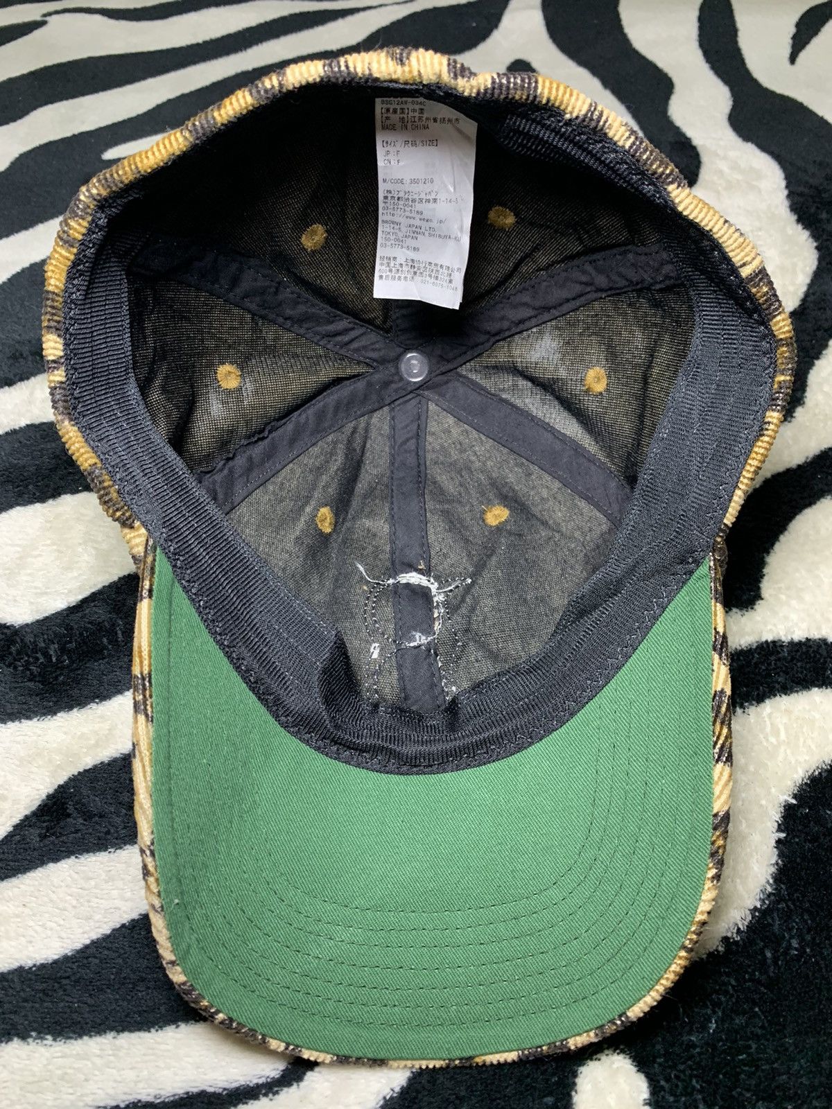 Japanese Brand Browny Leopard Print full Cap Size ONE SIZE - 4 Thumbnail