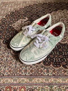 Cloth high trainers Vans x Supreme Green size 8 US in Cloth - 10891754