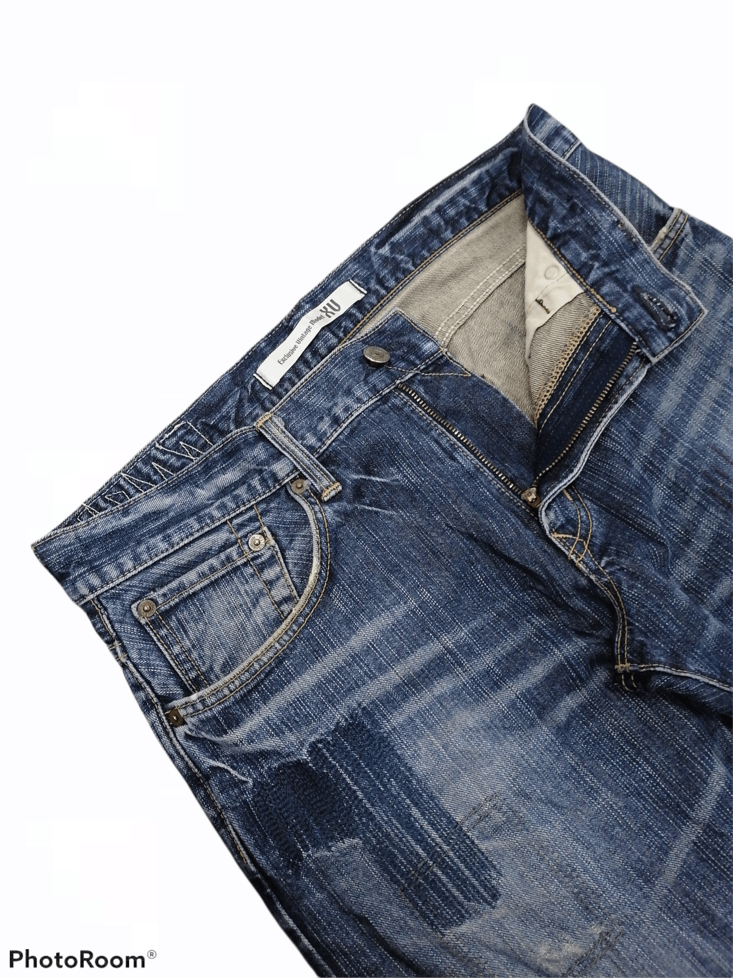 Edwin Sashiko Patch XV Edwin Exclusive Vintage Distressed Denim Size US 32 / EU 48 - 4 Thumbnail