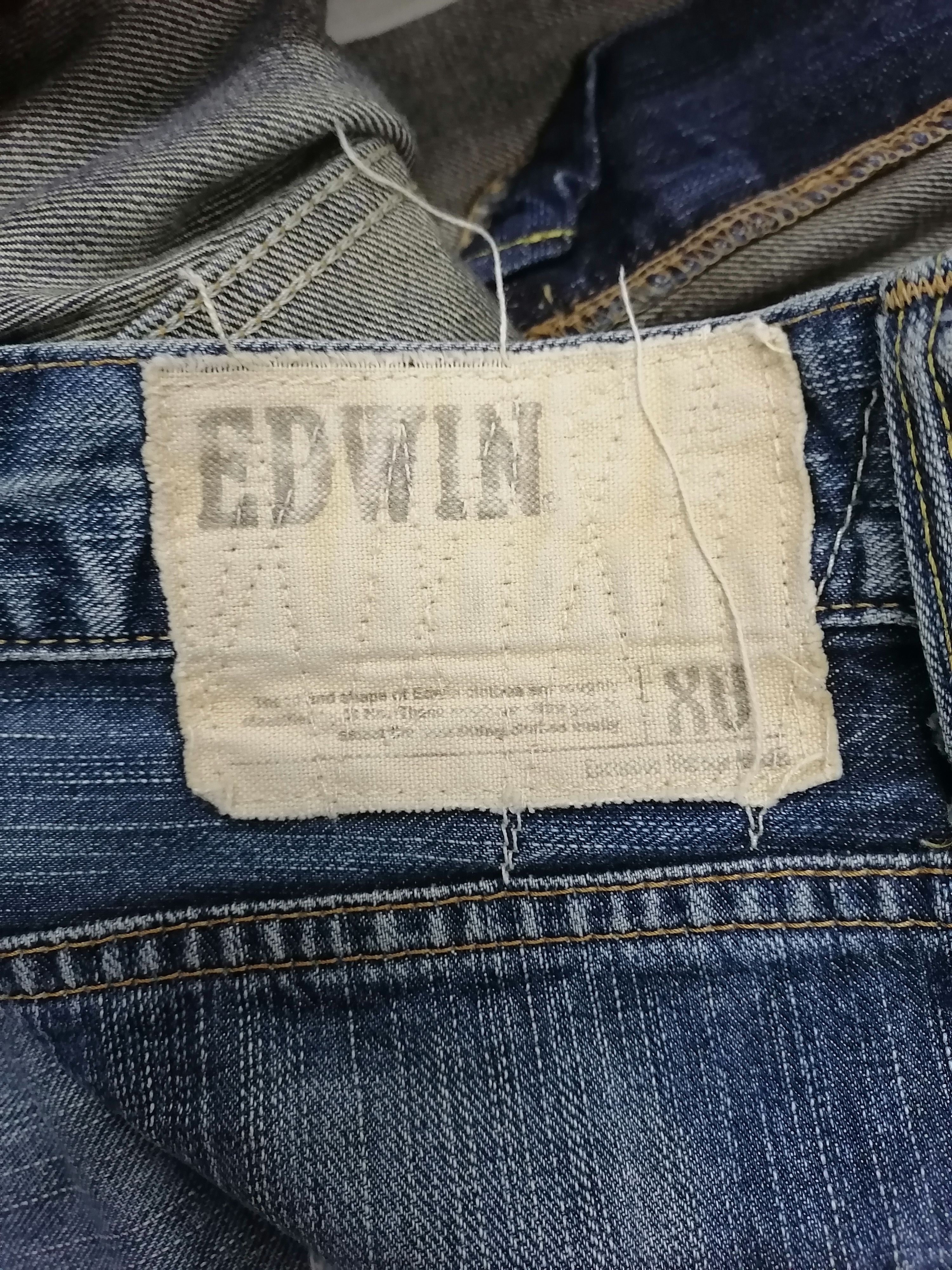 Edwin Sashiko Patch XV Edwin Exclusive Vintage Distressed Denim Size US 32 / EU 48 - 8 Thumbnail