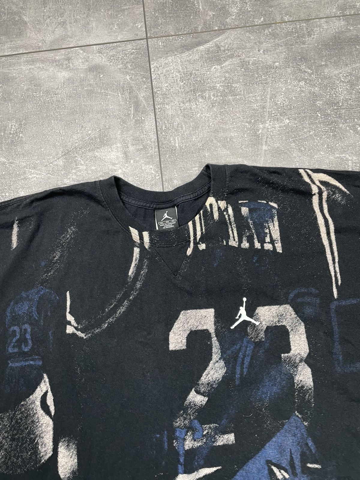 Jordan Brand × Nike × Vintage Nike Air Jordan Vintage T-shirt Rare Size US XXL / EU 58 / 5 - 4 Thumbnail