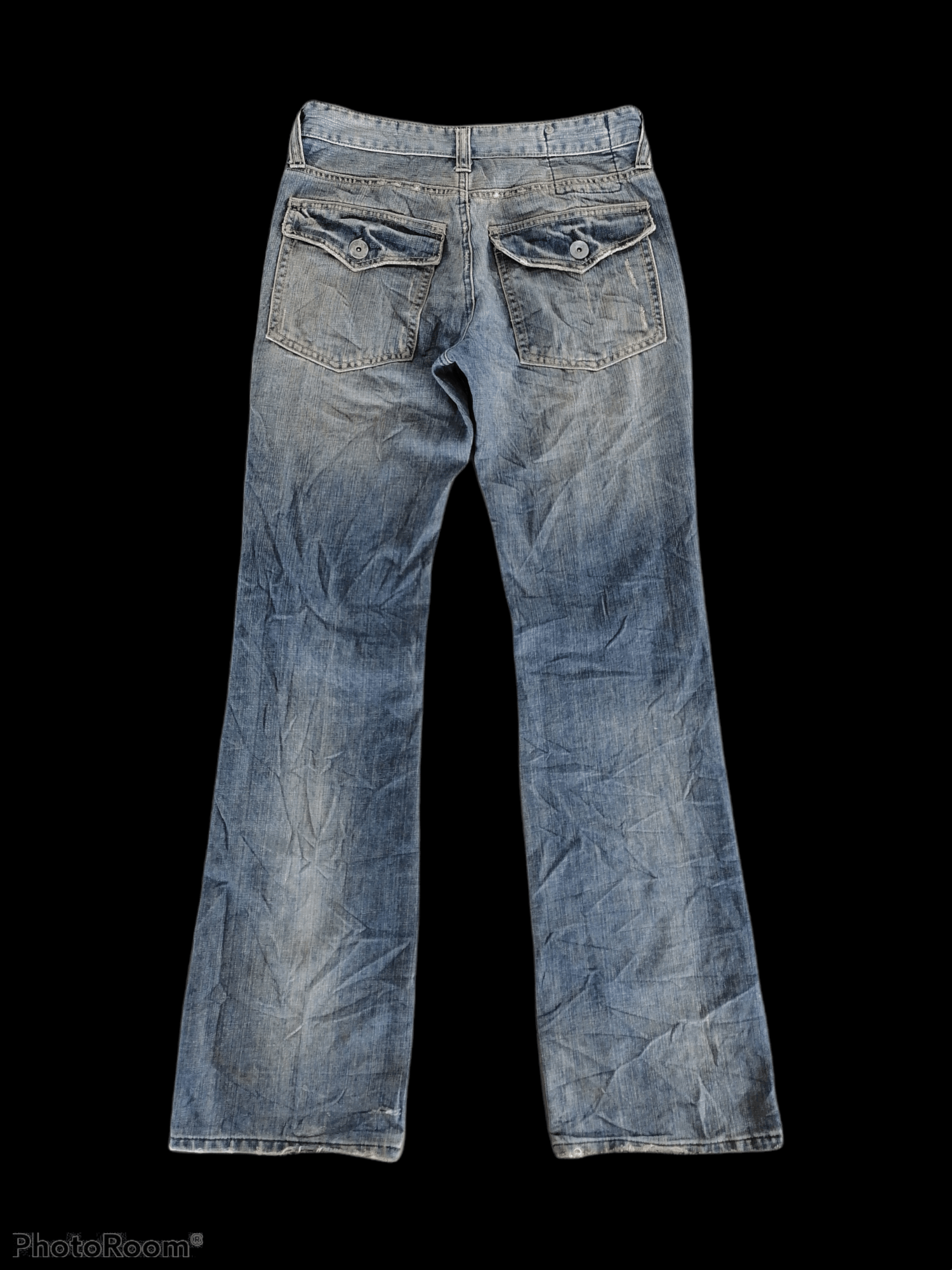 Japanese Brand Japan Brand Rush Hour Bootcut Distressed Denim Pants Size US 29 - 6 Thumbnail